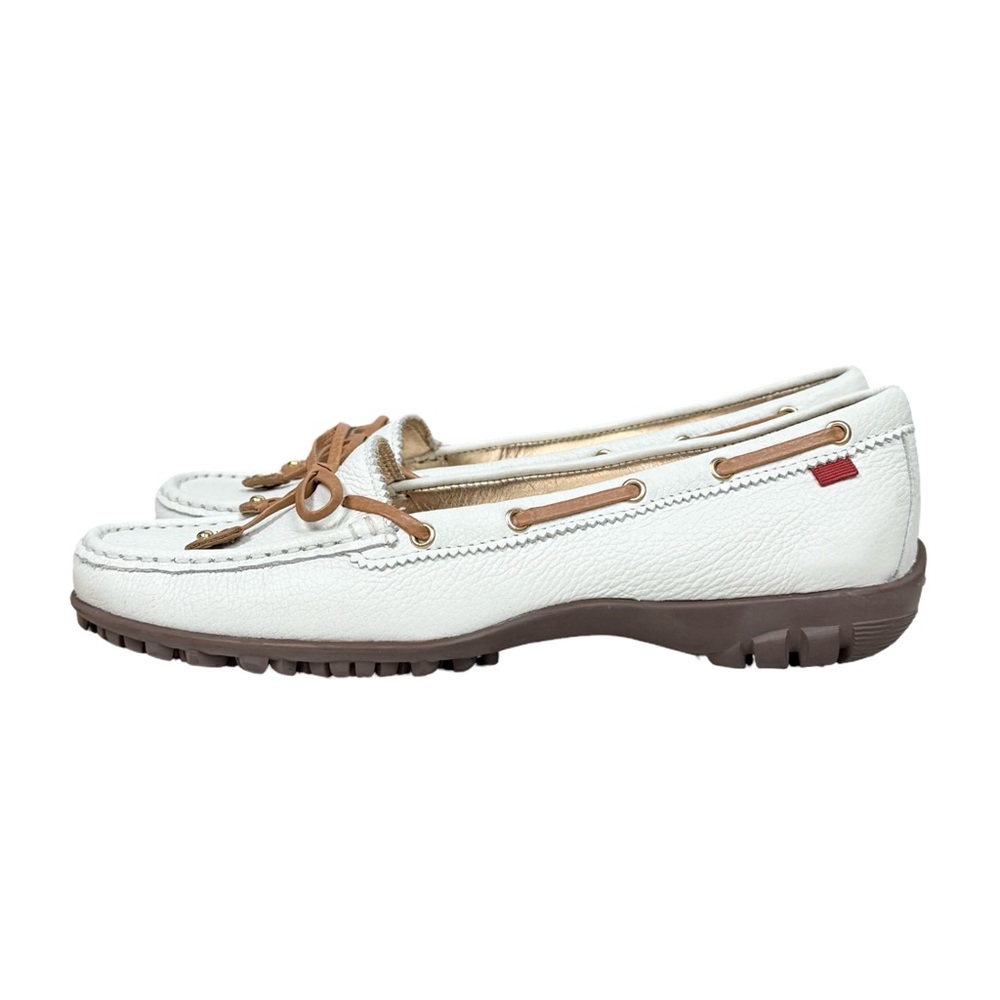 Marc Joseph Cypress Hill Golf Shoes Moccasin Leather White Women’s EUC - Picture 4 of 10